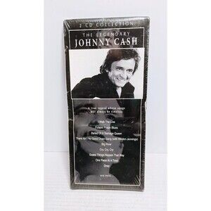 THE LEGENDARY JOHNNY CASH 2 CD COLLECTION TALL BOX SET NEW SEALED READ DESC!!!